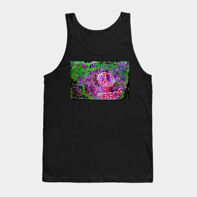 Peace Pie Tank Top by barbosaart